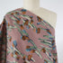 Hokkoh Japanese 55% Linen 45% Cotton - 'Artful Stems' Dusky Pink *Clearance Sale 20% Off